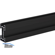 ALU-STYLE GP System Aluprofil auf Gehrung 2250x280 mm schwarz