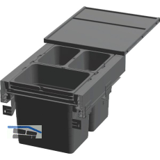 NINKA Abfalltrennsystem eins2pack Push-to-open KB 450 mm Dunkelgrau