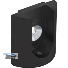 ALU-STYLE GP System Oval Schrankrohrlager schwarz