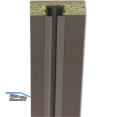 LEHA Karniese einl�ufig 5600 mm Holz braun