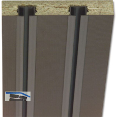 LEHA Karniese doppell�ufig 5600 mm Holz braun