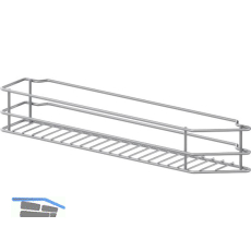 VS SUB Side Ablage-Set Classic 45� KB 150 mm links Silber