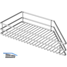 VS SUB Side Ablage-Set Classic 45� KB 300 mm rechts Silber