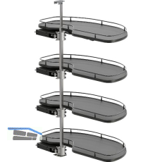 VS Cornerstone Maxx Eckauszug Premea EH 1350/KB 900 mm rechts Lava