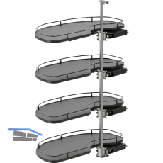VS Cornerstone Maxx Eckauszug Premea EH 1350/KB 1000/FB 600 mm links Lava