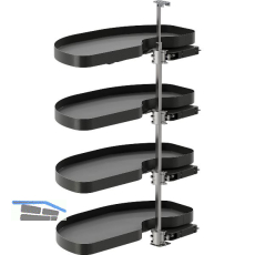 VS Cornerstone Maxx Eckauszug Planero EH 1350/KB 1000/FB 600 mm links Lava