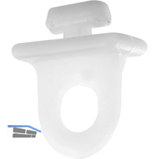 LEHA Feststeller Vorhang-Laufschiene Kunststoff wei�