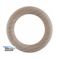 LEHA Vorhangring Holz Eiche roh