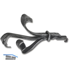 Ziertst�ck 254 Rustikal 190 mm Schmiedeeisen schwarz