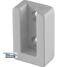 Schrankrohrlager Ninos, Zamak silber lackiert