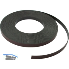 Magnetklebeband BM200 schwarz, Breite 10 mm, auf Ma�