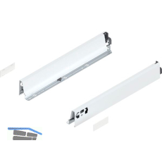 BLUM TANDEMBOX antaro Zarge H�he N, NL 450mm, Stahl Seidenwei�