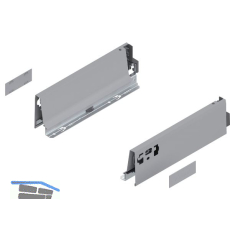 BLUM TANDEMBOX antaro Zarge H�he M, NL 270, Stahl grau RAL 9006