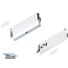 BLUM TANDEMBOX antaro Zarge H�he M, NL 270, Stahl Seidenwei�