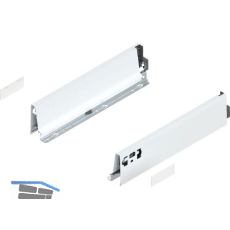 BLUM TANDEMBOX antaro Zarge H�he M, NL 350, Stahl Seidenwei�