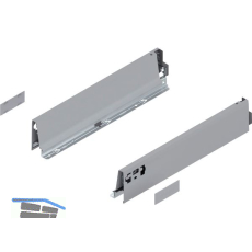BLUM TANDEMBOX antaro Zarge H�he M, NL 400, Stahl grau RAL 9006