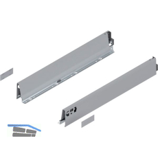 BLUM TANDEMBOX antaro Zarge H�he M, NL 550, Stahl grau RAL 9006