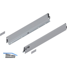 BLUM TANDEMBOX antaro Zarge H�he M, NL 650, Stahl grau RAL 9006