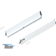 BLUM TANDEMBOX antaro Zarge H�he M, NL 650, Stahl Seidenwei�