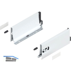 BLUM TANDEMBOX antaro Zarge H�he K, NL 270, Stahl Seidenwei�