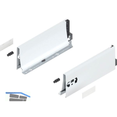 BLUM TANDEMBOX antaro Zarge H�he K, NL 300, Stahl Seidenwei�