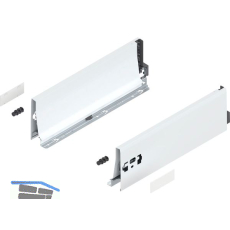 BLUM TANDEMBOX antaro Zarge H�he K, NL 350, Stahl Seidenwei�