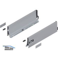 BLUM TANDEMBOX antaro Zarge H�he K, NL 400, Stahl grau RAL 9006