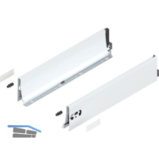 BLUM TANDEMBOX antaro Zarge H�he K, NL 500, Stahl Seidenwei�