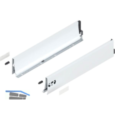 BLUM TANDEMBOX antaro Zarge H�he K, NL 550, Stahl Seidenwei�