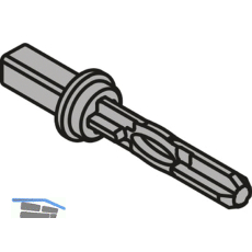 BLUM TIP-ON BLUMOTION Synchronisierungsadapter, Kunststoff RAL7035 lichtgrau