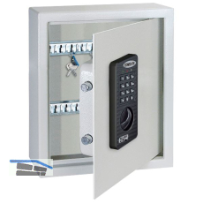 ROTTNER Schl�sselschrank KEYTRONIC 20, 300 x 245 x 110 mm, hellgrau
