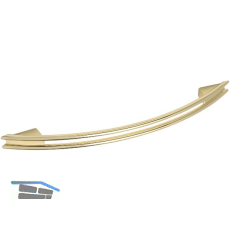 Griff Himalia LA 128 mm, Breite 168 mm, ZN vermessingt