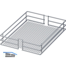 VS TAL Larder Ablage Saphir KB 400 mm Silber