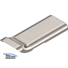 BLUM 95�/110� Scharnier-Abdeckkappe unbedruckt, Stahl vernickelt