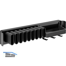 CONERO G�rtel- und Krawattenauszug mit Schale, schwarz