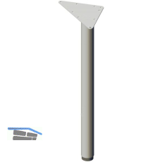 Tischgestell C 3000 Einzelfu� RAL 7016