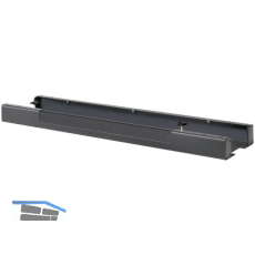 Tischgestell C 3000 Kabelkanal 1290 mm RAL 7016