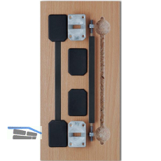 PLANO Top "Mega" Ausrichtbeschlag Alu schwarz, Fl�gelh�he 2100-2375 mm