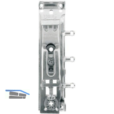 CAMAR Schrankaufh�nger 817 links, H 18 mm, T 25 mm, Stahl verzinkt/Zamak