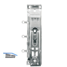 CAMAR Schrankaufh�nger 817 rechts, H 18 mm, T 25 mm, Stahl verzinkt/Zamak