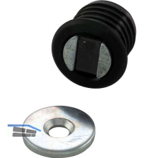 MACO Einbohrmagnetschnapper Type 14, � 14mm, Kunststoff schwarz