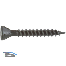 Schnellbauschraube f�r Faserzementplatte 3.9x45 - phosphatiert Feingewinde
