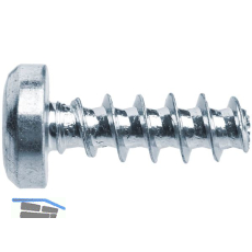 PLASFAST�-Schraube Halbrundkopf 4.0x 8 TX10 Stahl verzinkt-blau