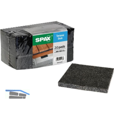 SPAX-Pads 100x100x8 mm f�r Terrassenb�den 20 St�ck pro Packung