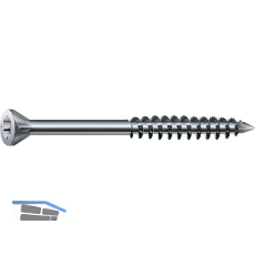 SPAX Fu�bodenschraube Senkkopf 3.5x 45 Teilgewinde Torx 10 Wirox-Silber