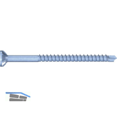 REISSER Sparibo Holzbohrschraube Senkkopf 4.0x 45 TG Torx 20 verzinkt-blau