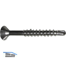 Holzbohrschraube Senkkopf 4.5X 70/42 Torx 20 Edelstahl A2