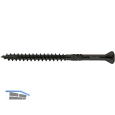 EUROTEC Hapatec Fassadenschraube 4.0 x 50 mm - Edelstahl C1, schwarz