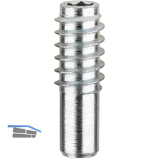 MC2-H56/21-12x56 - SFS MC2 H�lse Innen-6Kt beidseitig - Stahl blau passiviert