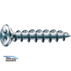 SPAX-FEX-KS Fensterbauschraube 4.2x 30 PH 2 Stahl silber f�r Kunststoffprofile